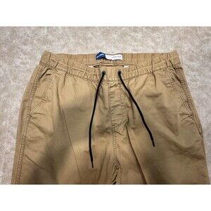 Old Navy Modern Jogger Pants Men's Medium Brown Built In Flex Casual Sz LARGE